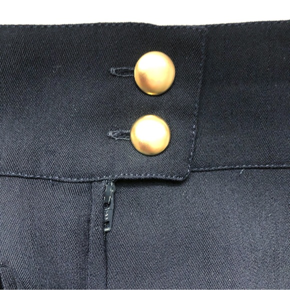 Vintage 80s MaxMara Power Suit Navy Wool Pleated Tapered Pants 4 EUC - Picture 10 of 13